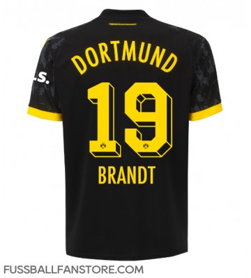 Borussia Dortmund Julian Brandt #19 Replik Auswärtstrikot 2023-24 Kurzarm